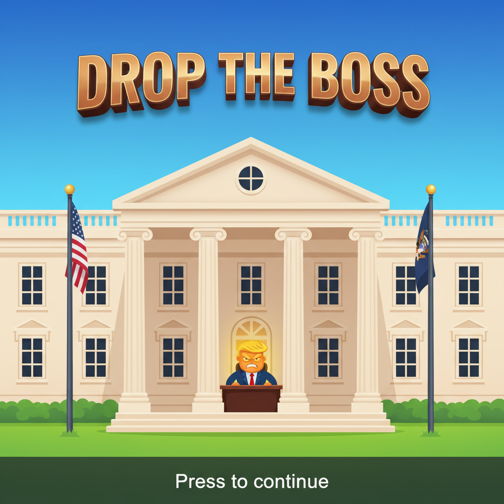 Drop the Boss — White House landing zone on mobile with 5000x bonus potential